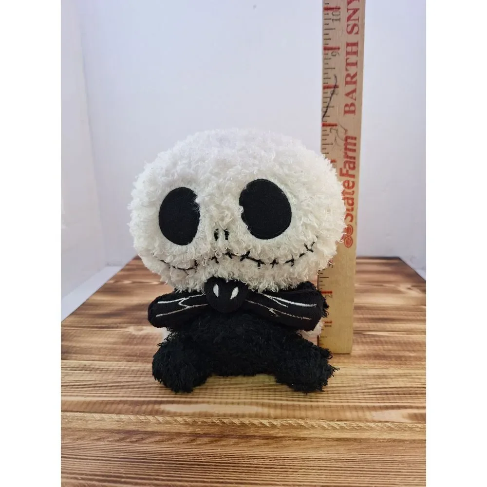 Disney Parks Fuzzy‎ Baby Jack Skellington Beanbag Plush 7